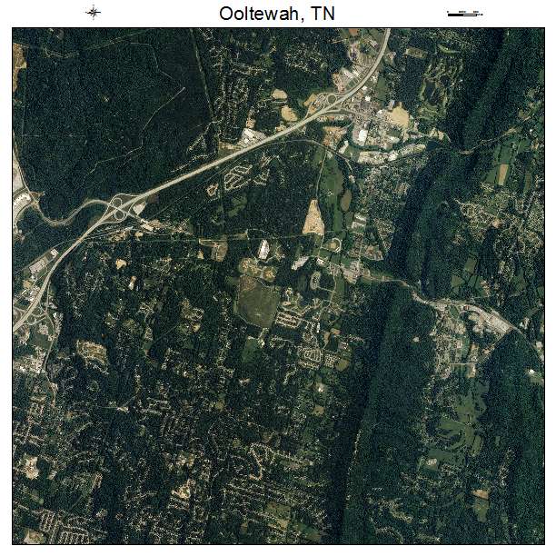 Ooltewah, TN air photo map