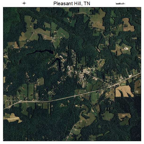 Pleasant Hill, TN air photo map