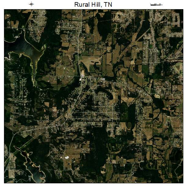 Rural Hill, TN air photo map