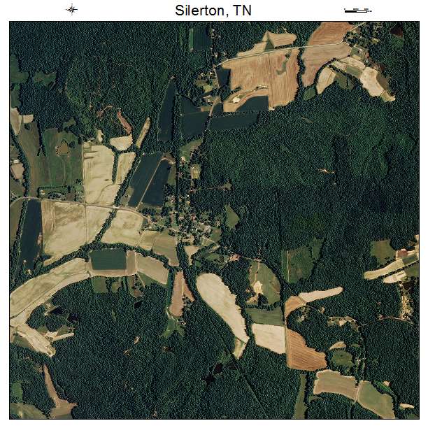 Silerton, TN air photo map