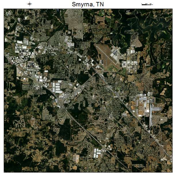Smyrna, TN air photo map