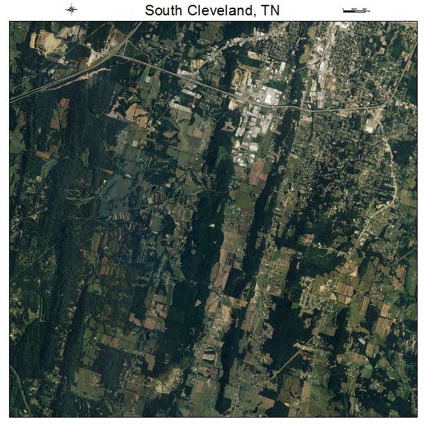 South Cleveland, TN air photo map