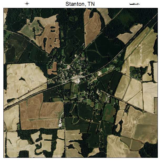 Stanton, TN air photo map