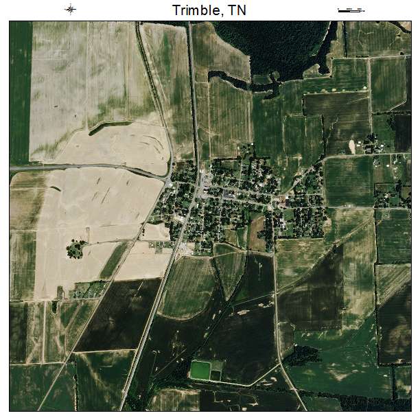 Trimble, TN air photo map