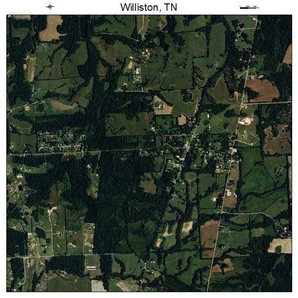 Williston, TN air photo map