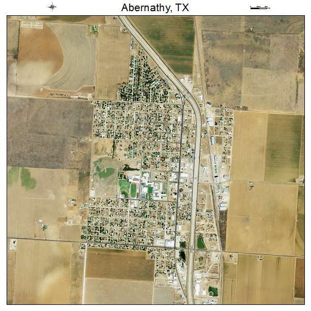 Abernathy, TX air photo map