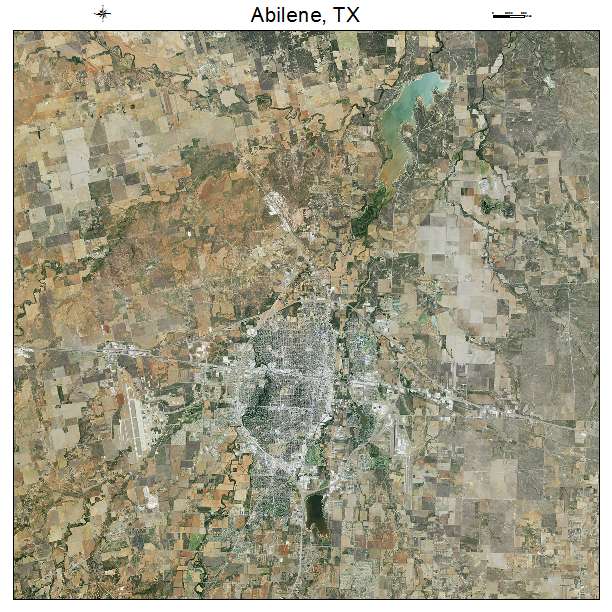 Abilene, TX air photo map
