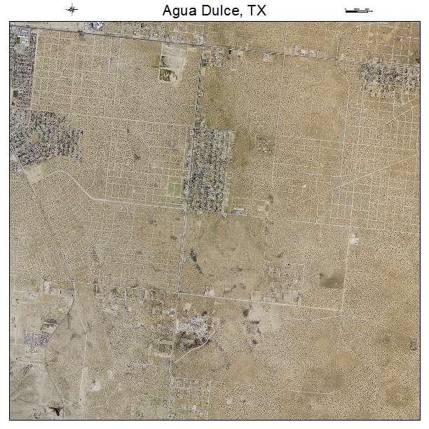 Agua Dulce, TX air photo map