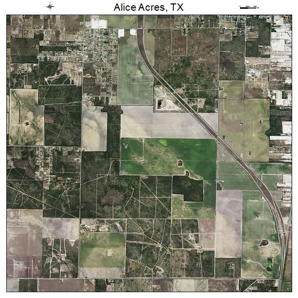 Alice Acres, TX air photo map