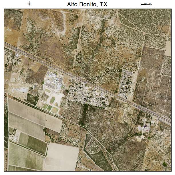 Alto Bonito, TX air photo map
