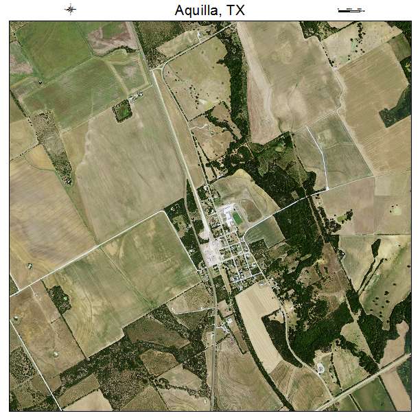 Aquilla, TX air photo map