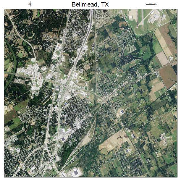 Bellmead, TX air photo map