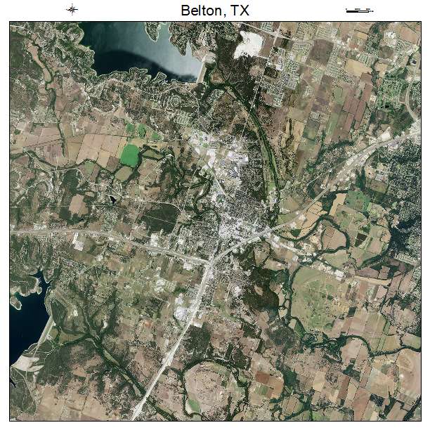 Belton, TX air photo map