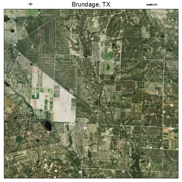 Brundage, TX air photo map
