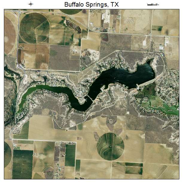 Buffalo Springs, TX air photo map