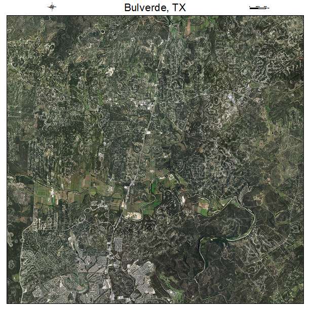Bulverde, TX air photo map