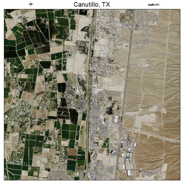 Canutillo, TX air photo map