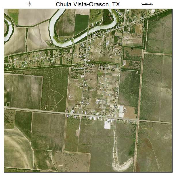 Chula Vista Orason, TX air photo map