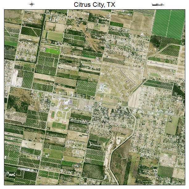 Citrus City, TX air photo map