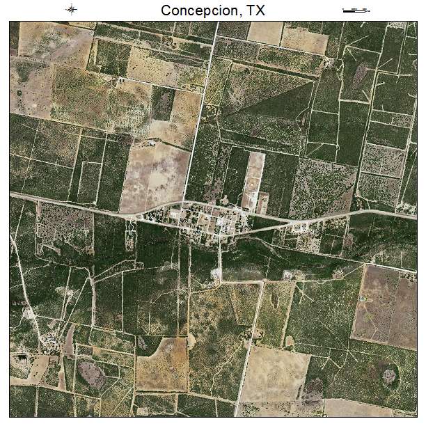 Concepcion, TX air photo map