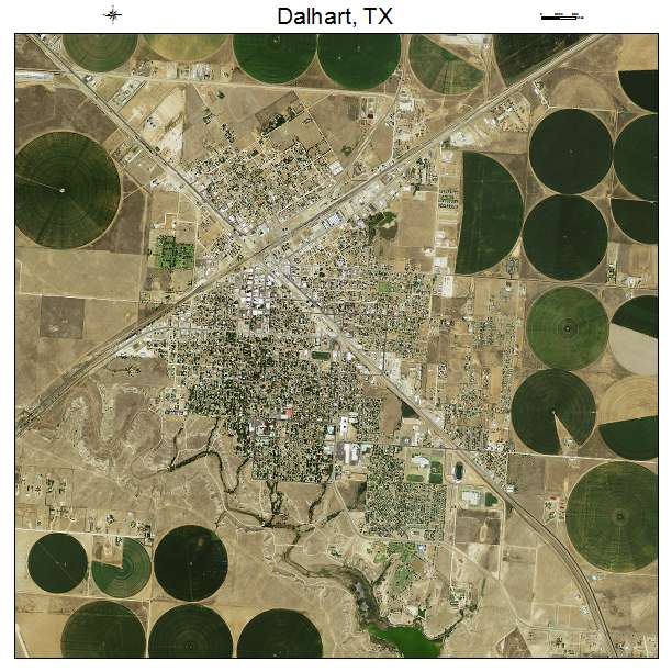 Dalhart, TX air photo map