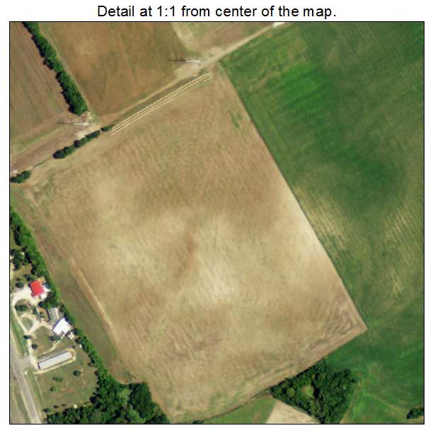 Abbott, Texas aerial imagery detail