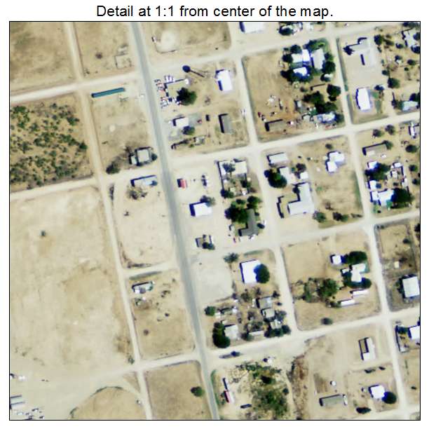 Ackerly, Texas aerial imagery detail
