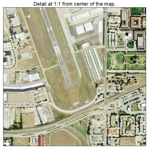 Addison, Texas aerial imagery detail