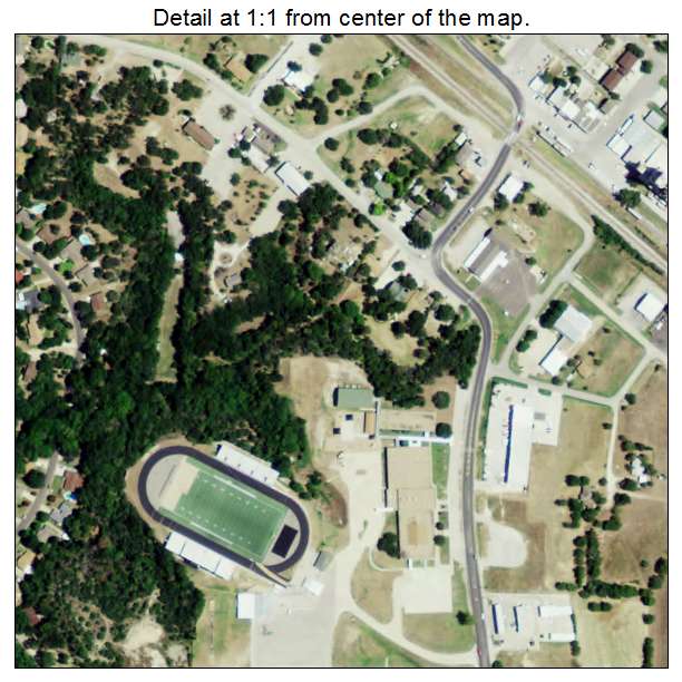 Aledo, Texas aerial imagery detail