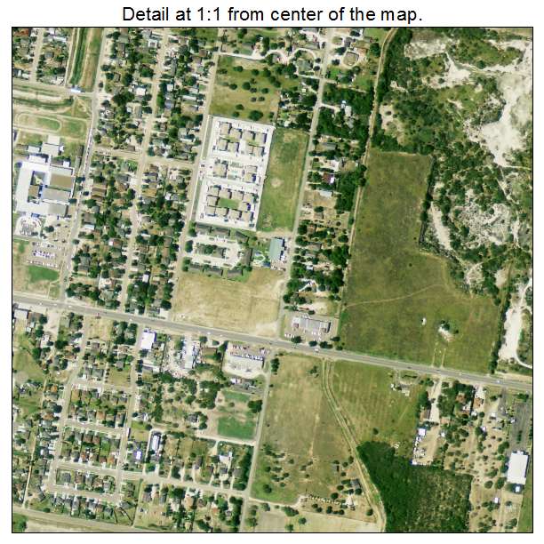 Alton, Texas aerial imagery detail