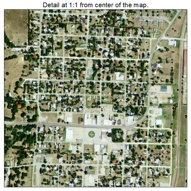 Alvarado, Texas aerial imagery detail