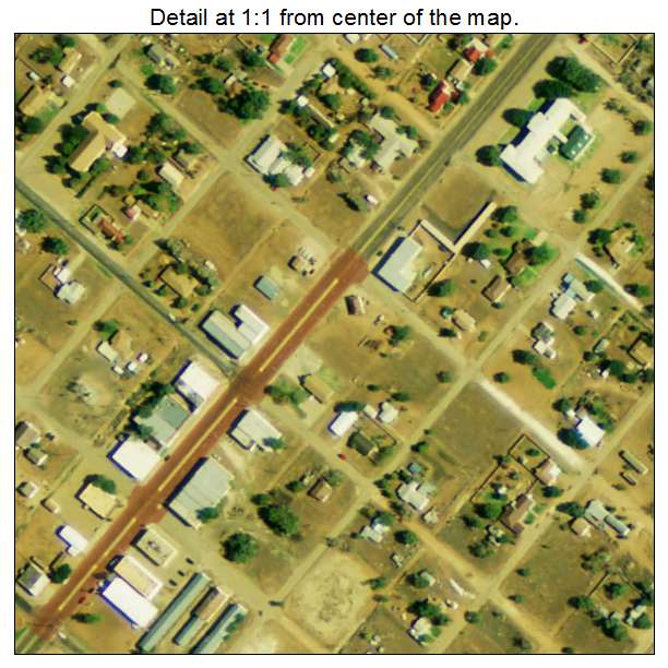 Amherst, Texas aerial imagery detail