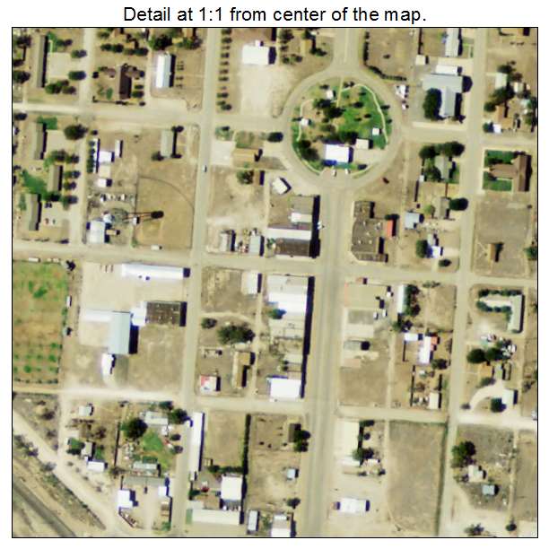 Anton, Texas aerial imagery detail