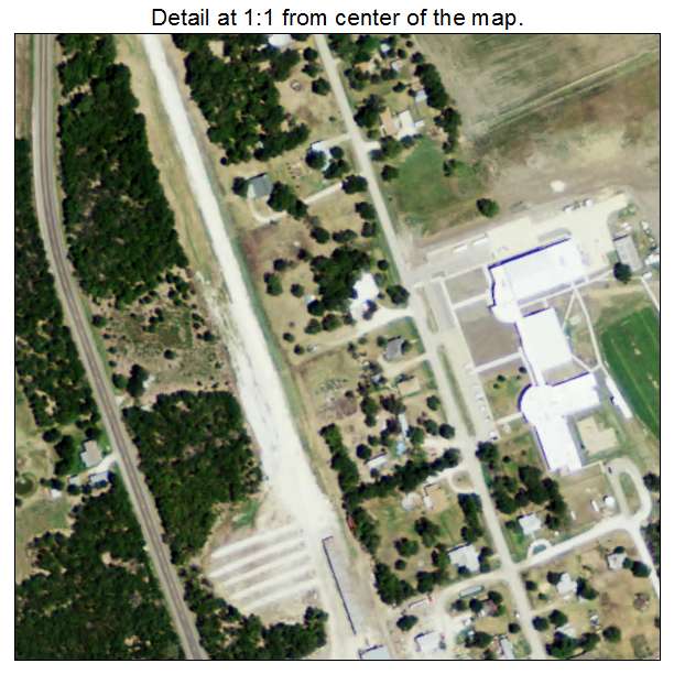 Aquilla, Texas aerial imagery detail