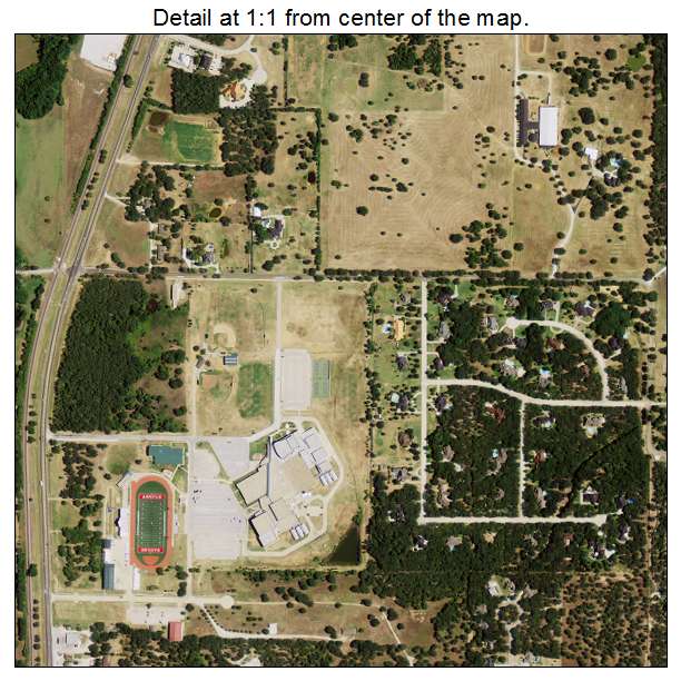 Argyle, Texas aerial imagery detail