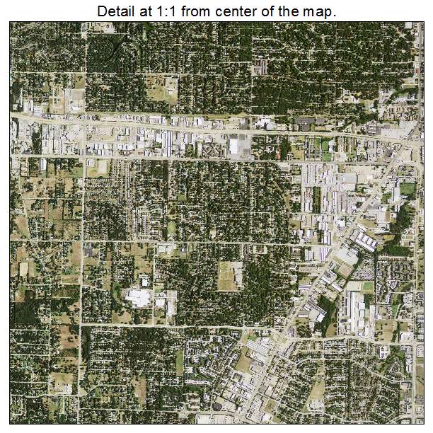 Arlington, Texas aerial imagery detail