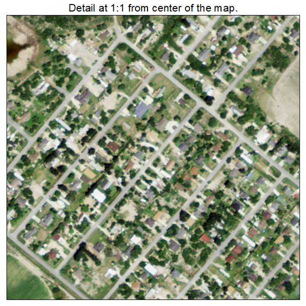 Arroyo Colorado Estates, Texas aerial imagery detail
