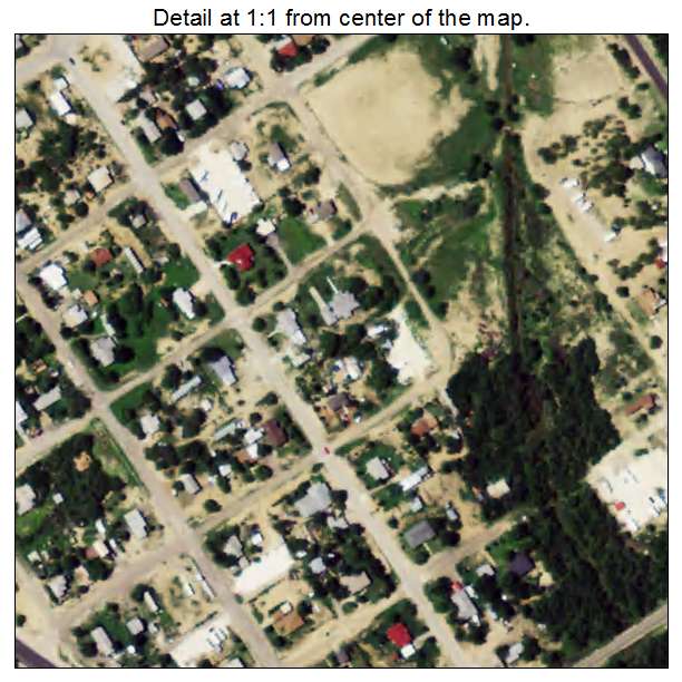 Asherton, Texas aerial imagery detail