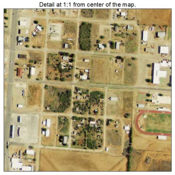 Aspermont, Texas aerial imagery detail