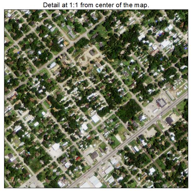 Bacliff, Texas aerial imagery detail