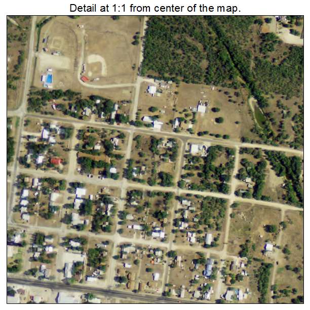 Baird, Texas aerial imagery detail