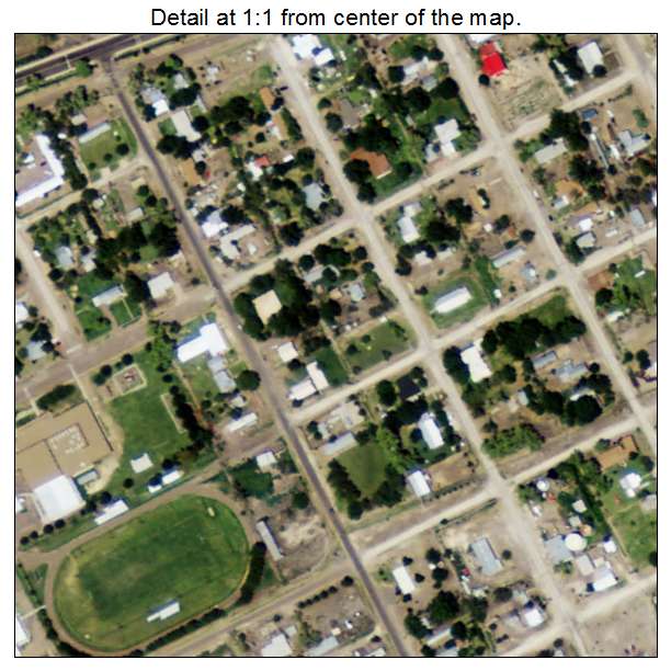 Balmorhea, Texas aerial imagery detail