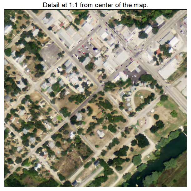 Bandera, Texas aerial imagery detail