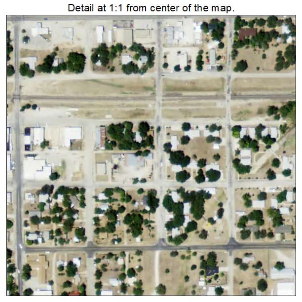 Bangs, Texas aerial imagery detail