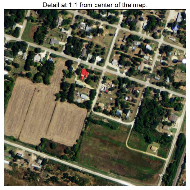 Bartlett, Texas aerial imagery detail