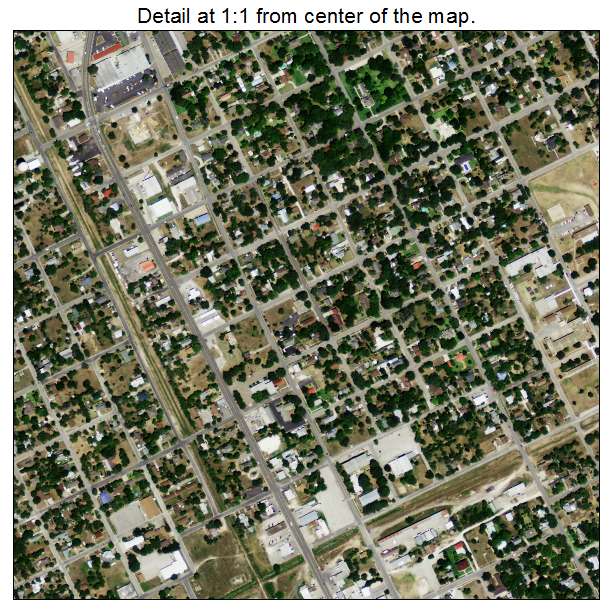 Beeville, Texas aerial imagery detail