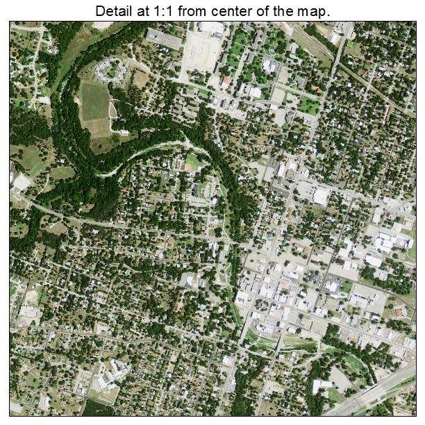 Belton, Texas aerial imagery detail