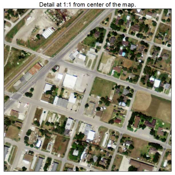 Bishop, Texas aerial imagery detail
