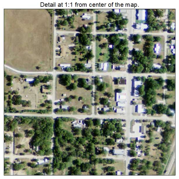 Blanket, Texas aerial imagery detail