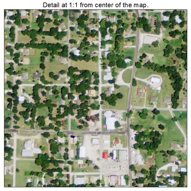 Blue Ridge, Texas aerial imagery detail